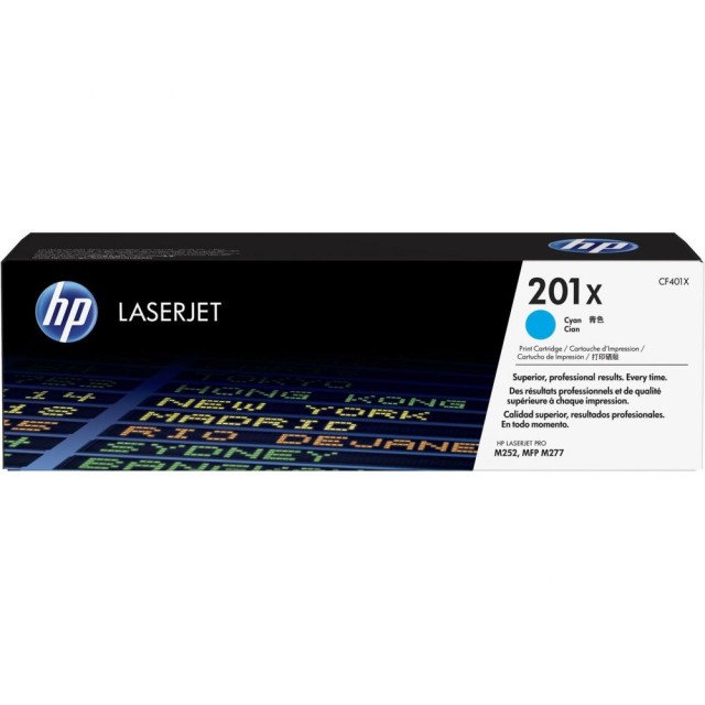 Toner Laser 201X HP LJ Color M252 Cyan 2,3K Pgs