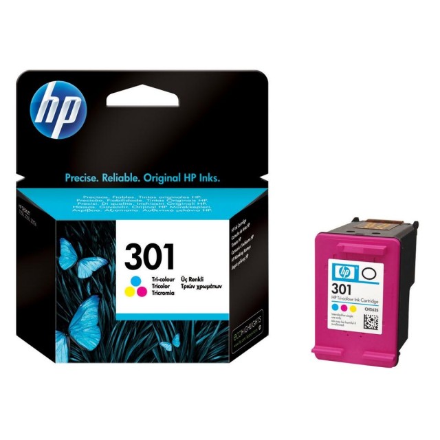 Ink HP No 301 Tri-Color - 3ml - 150Pgs