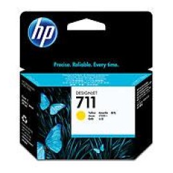 Ink HP No 711 Yellow Ink Crtr - 29ml