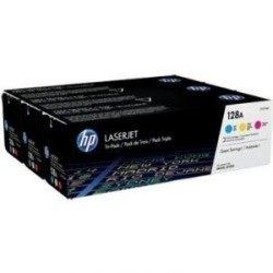 Toner Laser HP LJ Pro Color CP1525 128A CYM Tri-Pack