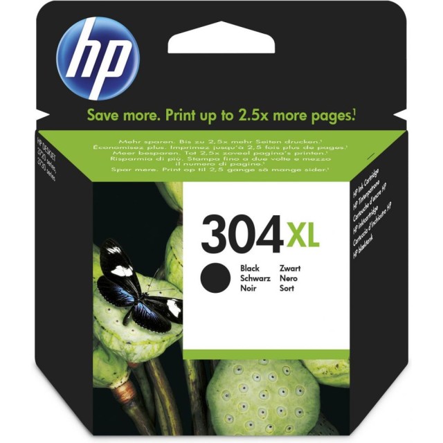 Ink HP No 304XL Black Ink Crtr 300 pgs