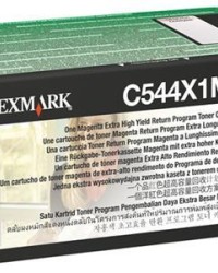 Toner Laser Lexmark C544X1M Magenta High Yield 4K Pgs