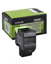 Toner Laser Lexmark 80C2SK0 Standar Black -2.5k Pgs