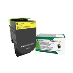 Toner Laser Lexmark 71B2HY0 High Yield Yellow -3.5k Pgs