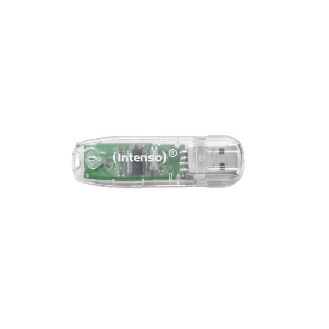 USB Stick Intenso 32GB 2.0 Rainbow Line Transparent