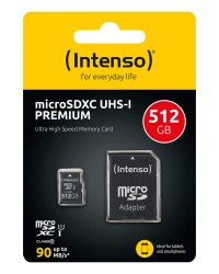 Intenso 512GB Micro SD - UHS-I - PREMIUM