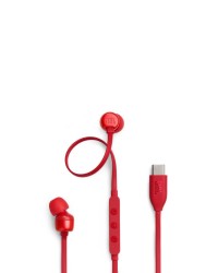 JBL Tune 310C, In-Ear Headphones, USB-C, Hi-Res, (Red) JBLT310CRED