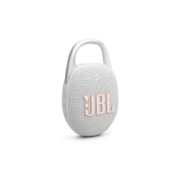 JBL Clip 5, Portable Bluetooth Speaker, Water,Dust proof IP67, (White) - JBLCLIP5WHT