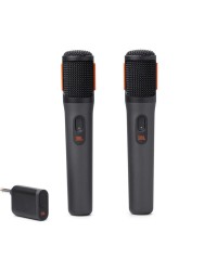 JBL Wireless Digital Mic x2 and Dongle Receiver, 6.35mm (Black) - JBLPBWIRELESSMIC
