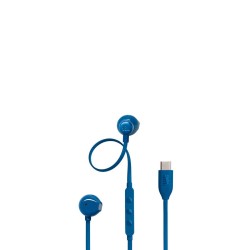 JBL Tune 305C, Ear-Buds Headphones, USB-C, Hi-Res, (Blue) - JBLT305CBLU