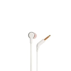 JBL T210E, InEar Universal Headphones 1-button Mic,Remote (Grey) - JBLT210GRYE
