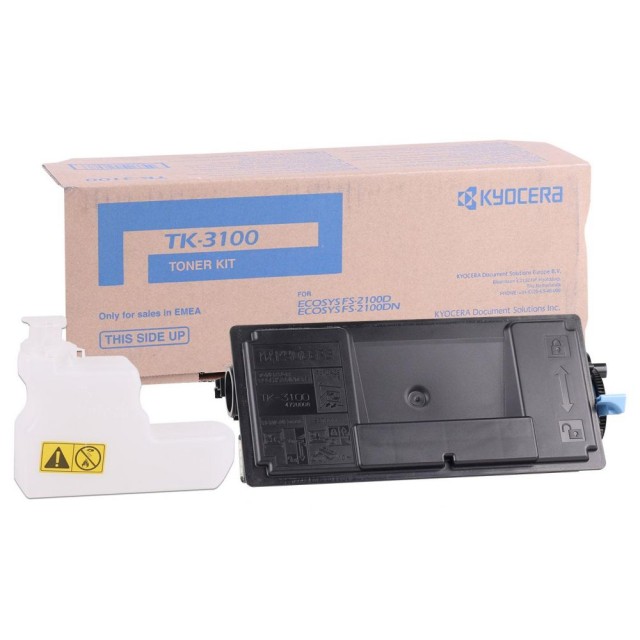 Toner Laser Kyocera TK-3100 Black - 12.5K Pgs