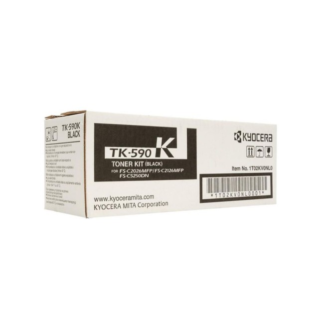 Toner Laser Kyocera Mita TK-590K Black - 7.5K Pgs