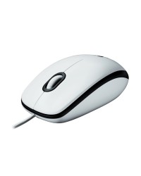 Logitech B100 Optical USB Mouse WHITE (910-003360)