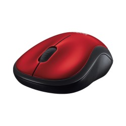 Logitech Wireless Mouse M185 Red-Black - 910-002240