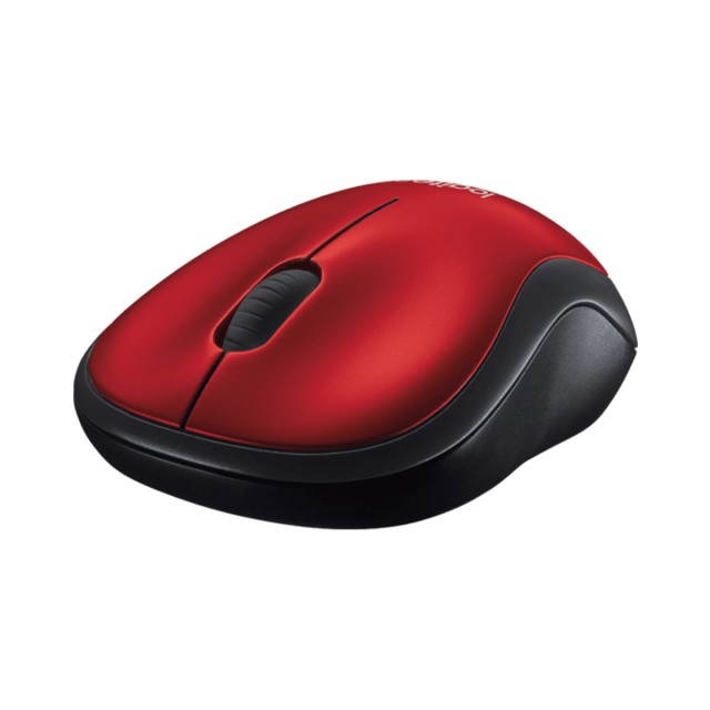 Logitech Wireless Mouse M185 Red-Black - 910-002240