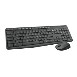 Logitech Mouse and keyboard set 920-007931, MK235 Black