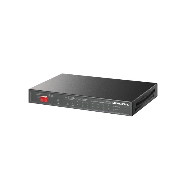 Mercusys MS110GMP 10-Port Gigabit Desktop Switch with 8-Port PoE+