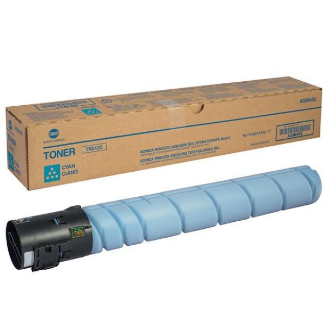 Toner Copier Konica-Minolta-QMS TN512C Cyan 35k