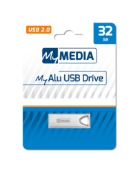 MyMedia My Alu USB Drive 32GB USB 2.0 (by Verbatim) - 69273