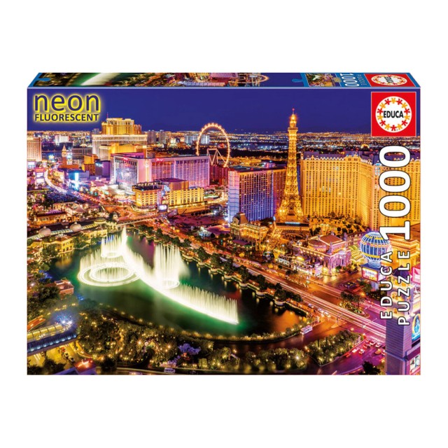 Educa 16761 Παζλ 1000Τεμ. Las Vegas Neon