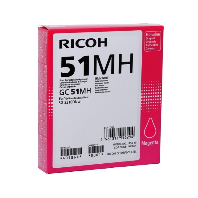 Toner Ricoh GC51MH Magenta  2.5k