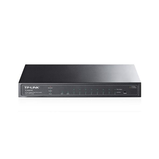 Switch TP-Link 8-Port Gigabit Smart PoE TL-SG2210P with 2 SFP Slots