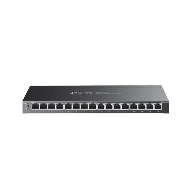 TP-Link TL-SG2016P JetStream 16-Port Gigabit Smart Switch with 8-Port PoE+