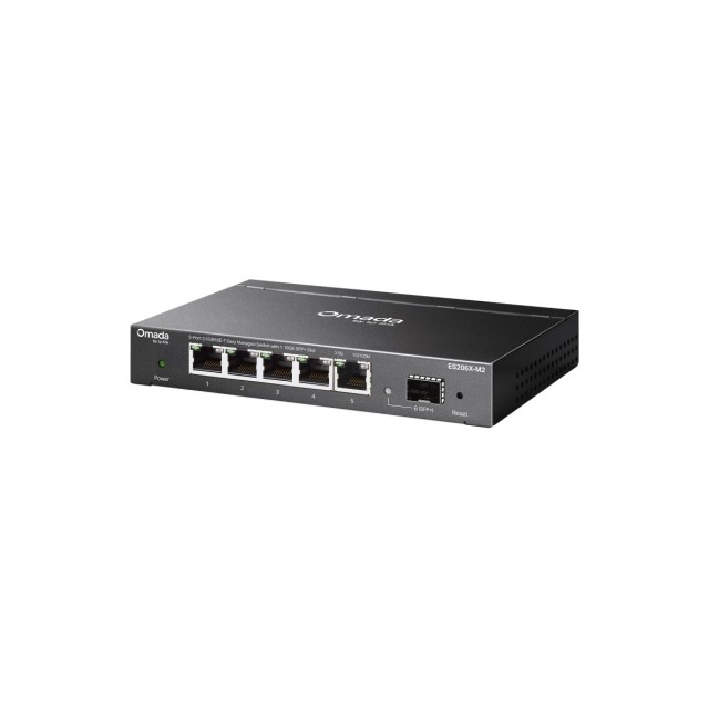 TP-Link Omada 5-Port 2.5GBASE-T Easy Managed Switch (1 10GE SFP+ Slot) - ES206X-M2