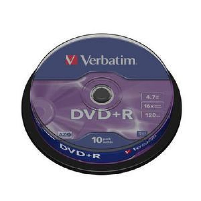 DVD+R VERBATIM 43498 AZO 4.7GB 16X MATT SILVER SURFACE