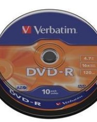 DVD-R VERBATIM 43523 AZO 4.7GB 16X MATT SILVER SURFACE