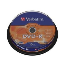 DVD-R VERBATIM 43523 AZO 4.7GB 16X MATT SILVER SURFACE