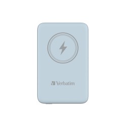 Verbatim Charge 'n' Go Magnetic Wireless Power Bank 10000 Blue