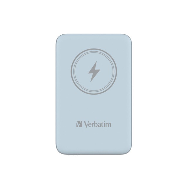 Verbatim Charge 'n' Go Magnetic Wireless Power Bank 10000 Blue