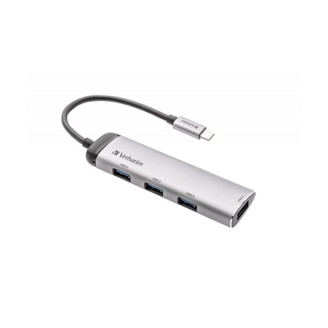 Verbatim USB-C Multiport Hub 4-Port USB 3.2 Gen 1 Type A - 49147