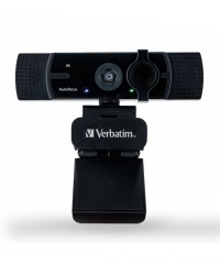Verbatim AWC-03 UHD 4K Autofocus Webcam + Dual Mic - 49580