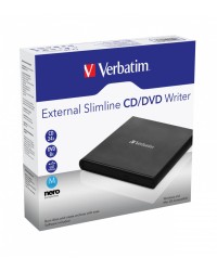 Verbatim Εξωτερικό CD-DVD Writer Drive USB 2.0 Μαύρο - 98938